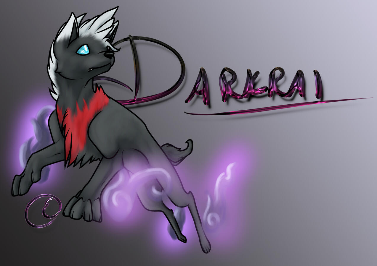Darkrai as a wolf