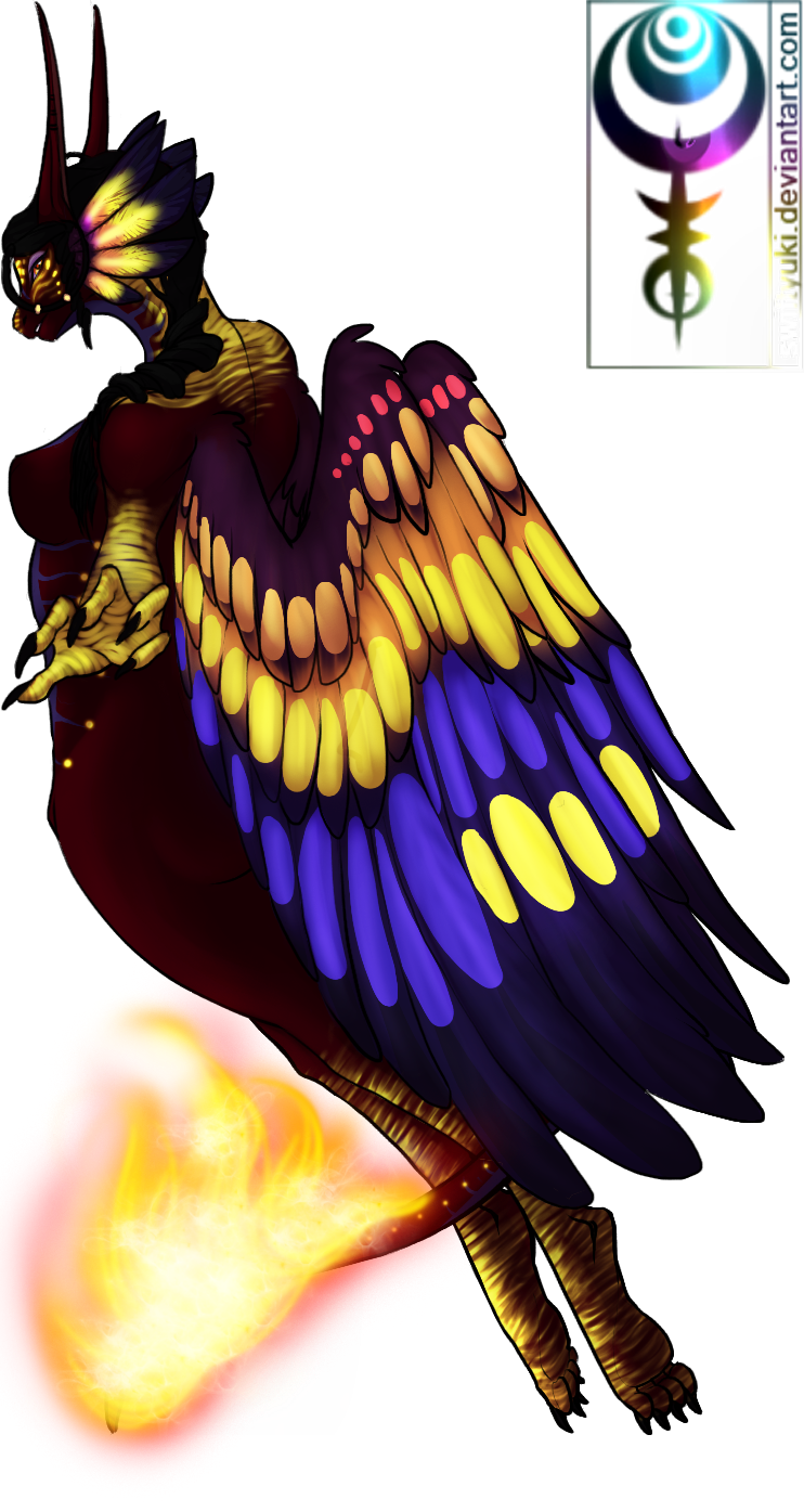 Commission of someone's OC, Rayven