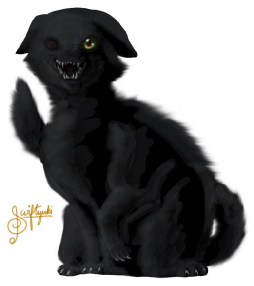 The Black Cat from Edgar Allen Poe's "The Black Cat"