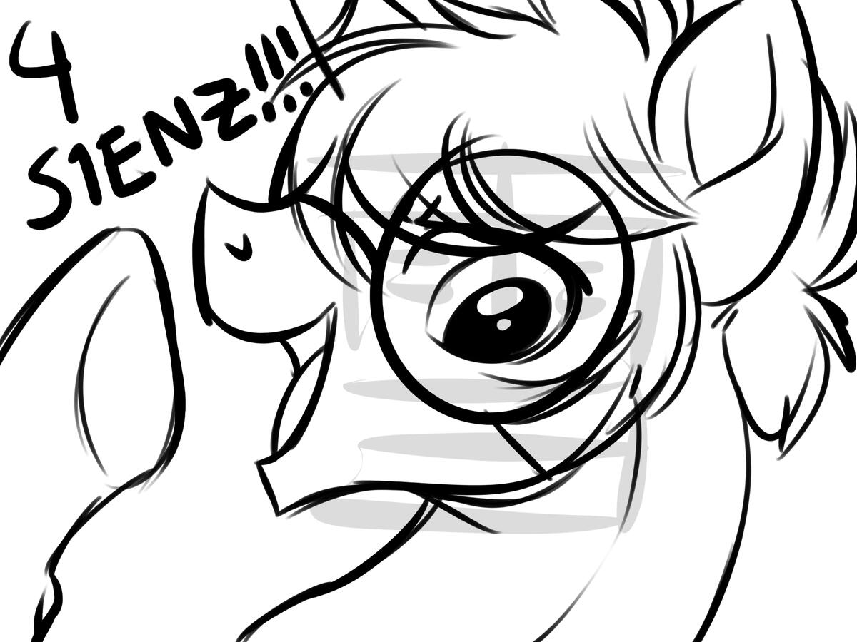 sketch of someone's mlp oc