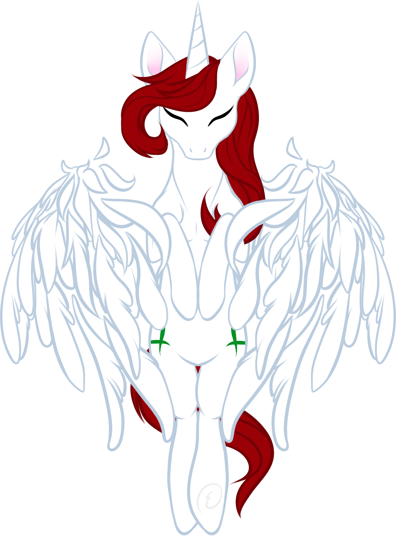 YCH commission of someone of their OC, Crimson Heartt