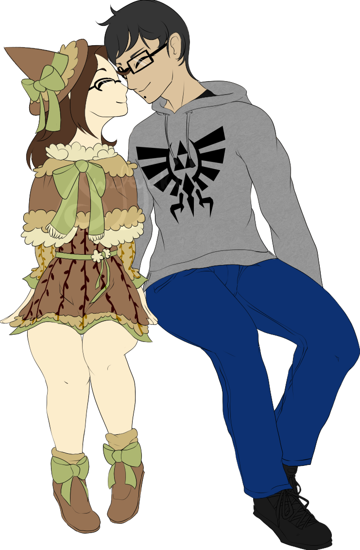 YCH commission for someone of them with their significant other