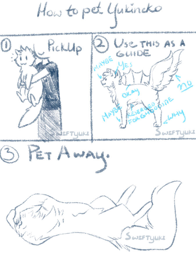 "How to pet a yukineko"