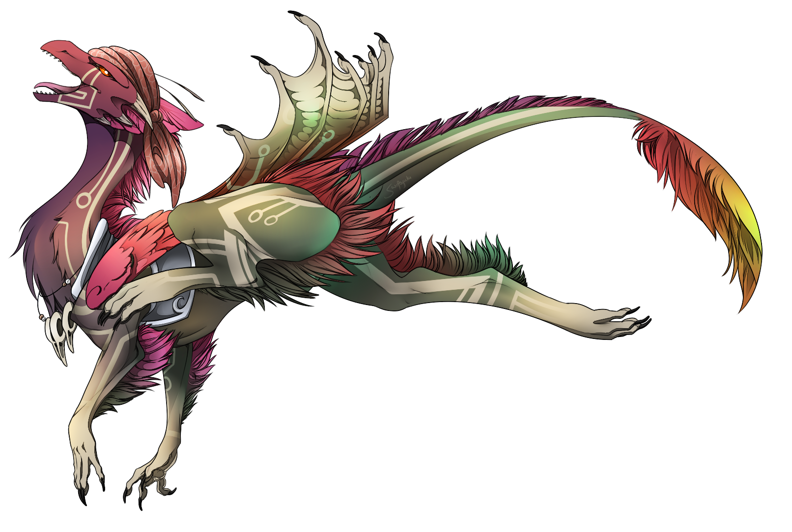 YCH commission for someone of their Skydancer OC, Delsin