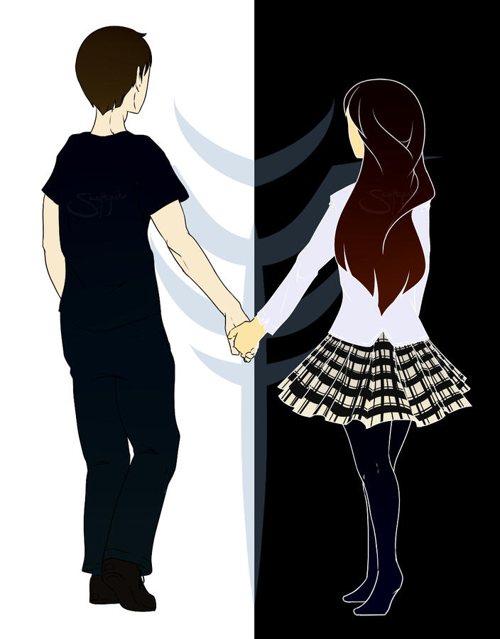Drawing of Ghooostie and me