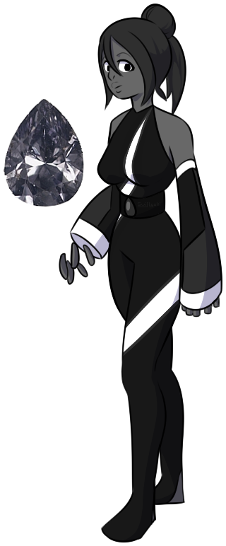 Commission for Kaspar of a Grey Diamond OC design