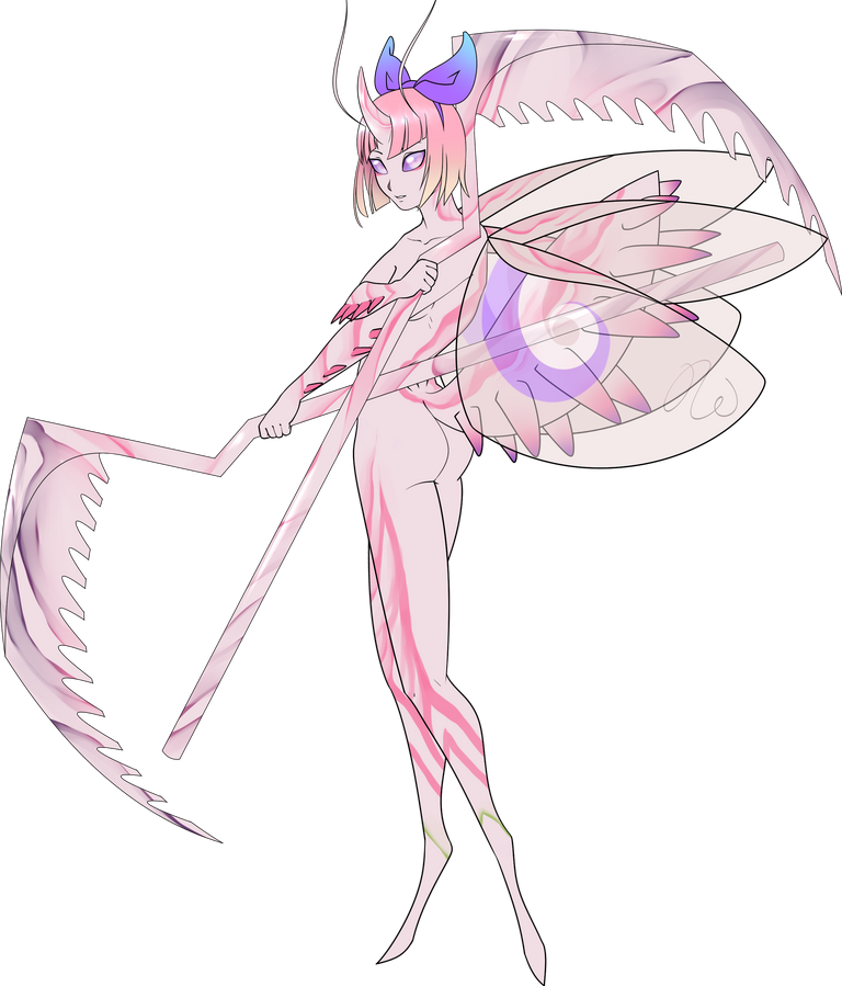 A mantis girl