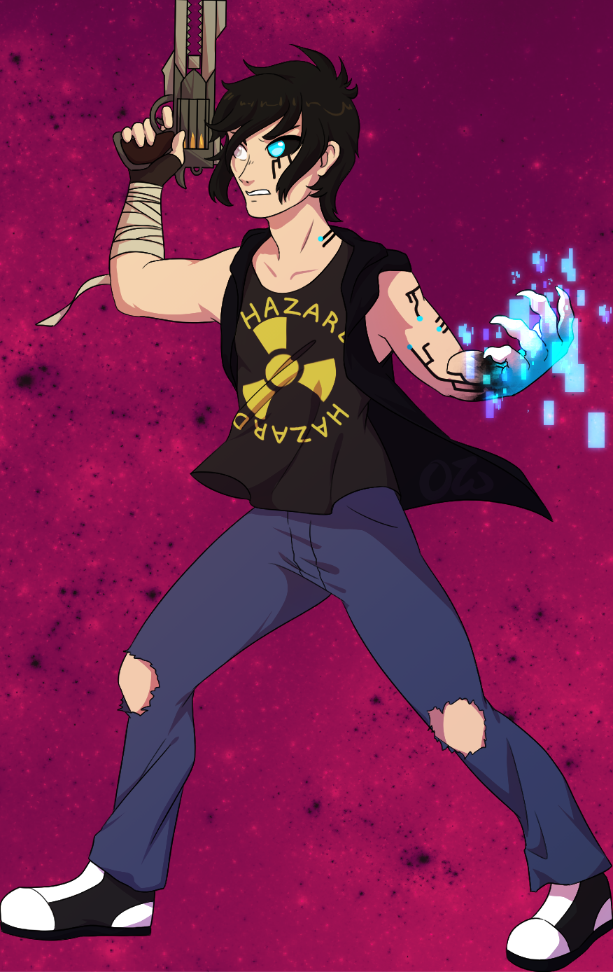 Commission for FoolishSparky of his OC, Luke