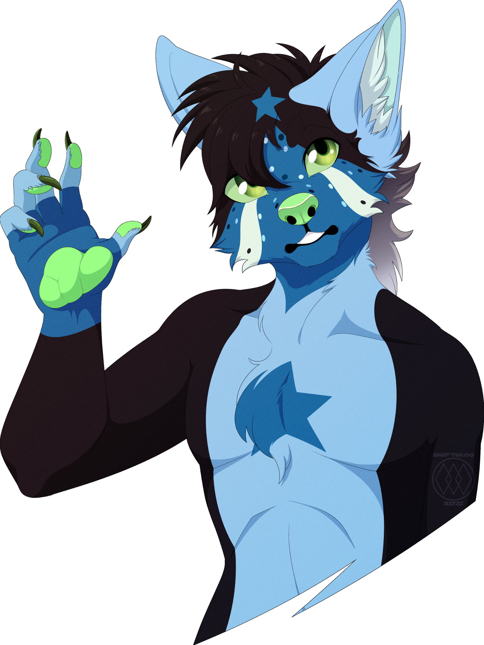 Commission for Vertex the Fox of his sona