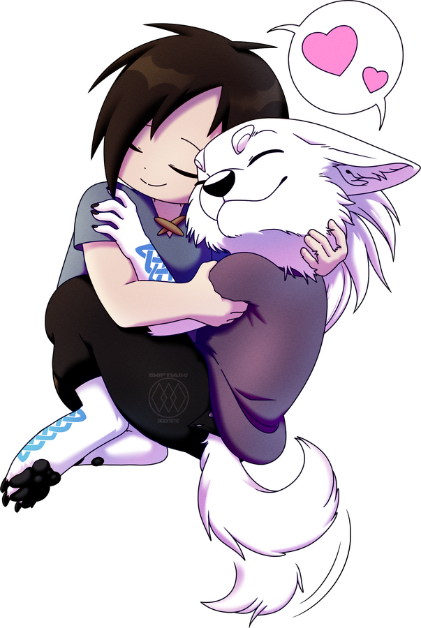 Chibi Alec and Steelfang