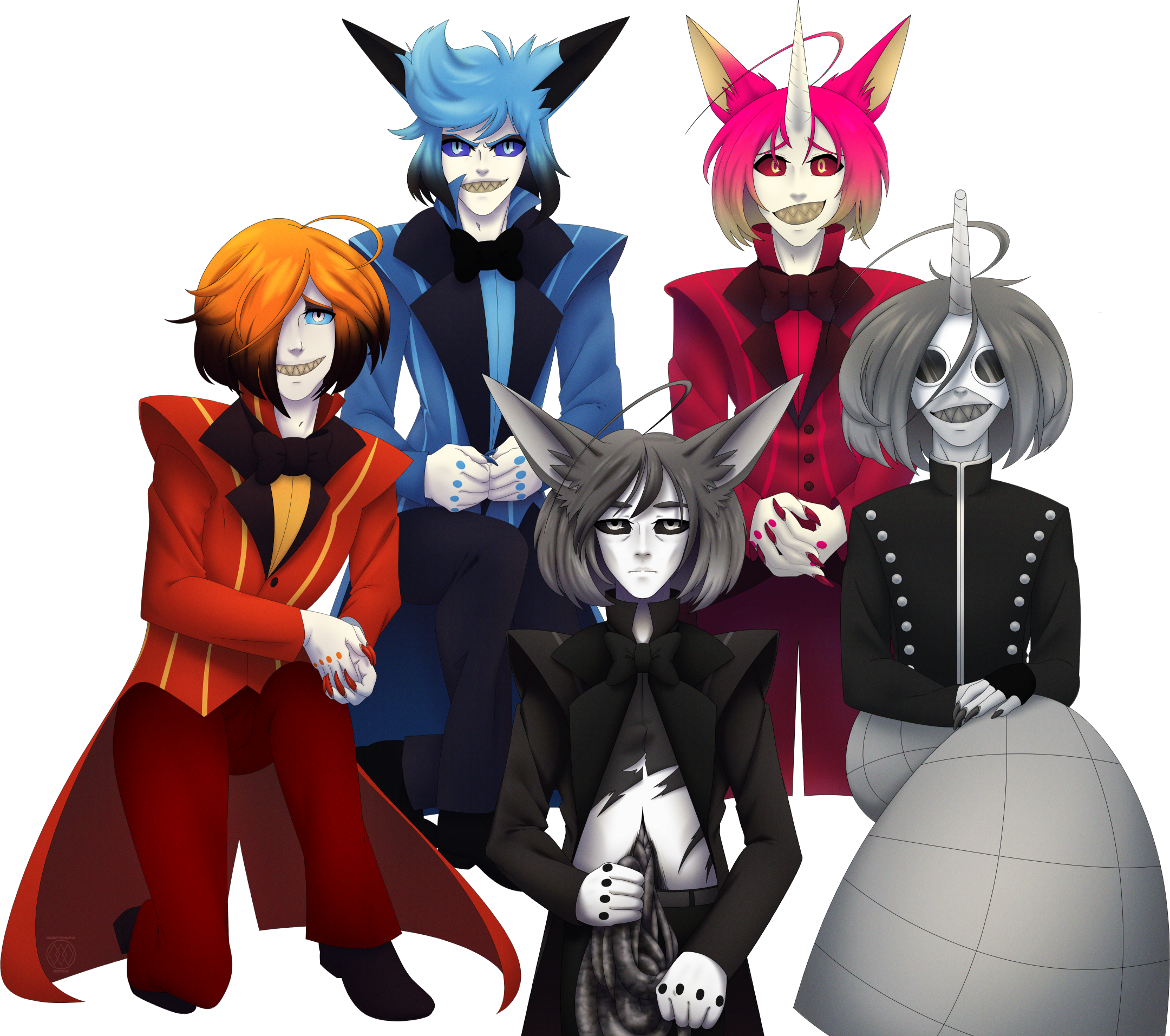 My favourite part of this was shading the image, especially on the faces of the characters.