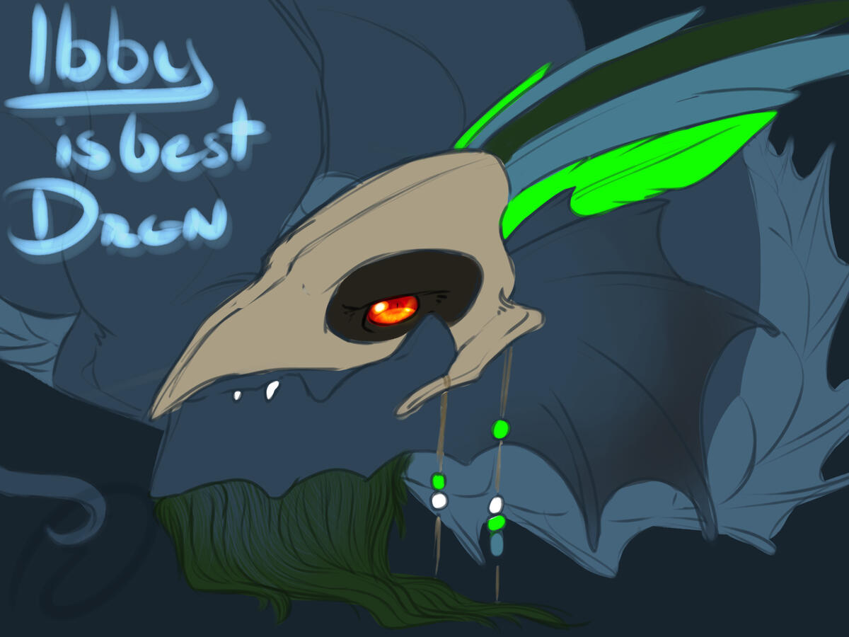 My guardian dragon, Ibby