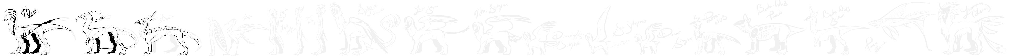 Bunch of creature concepts