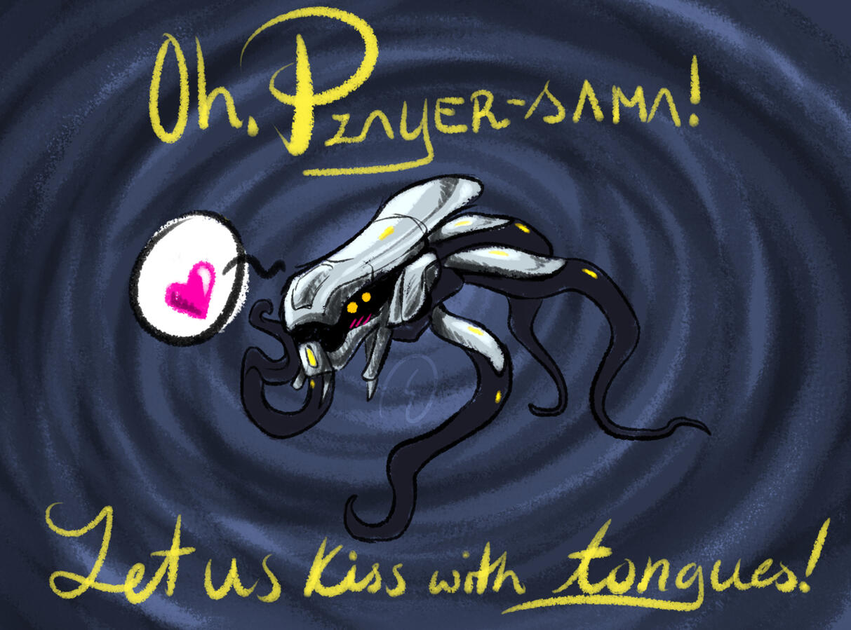 A seeker from XCOM flirting with the player