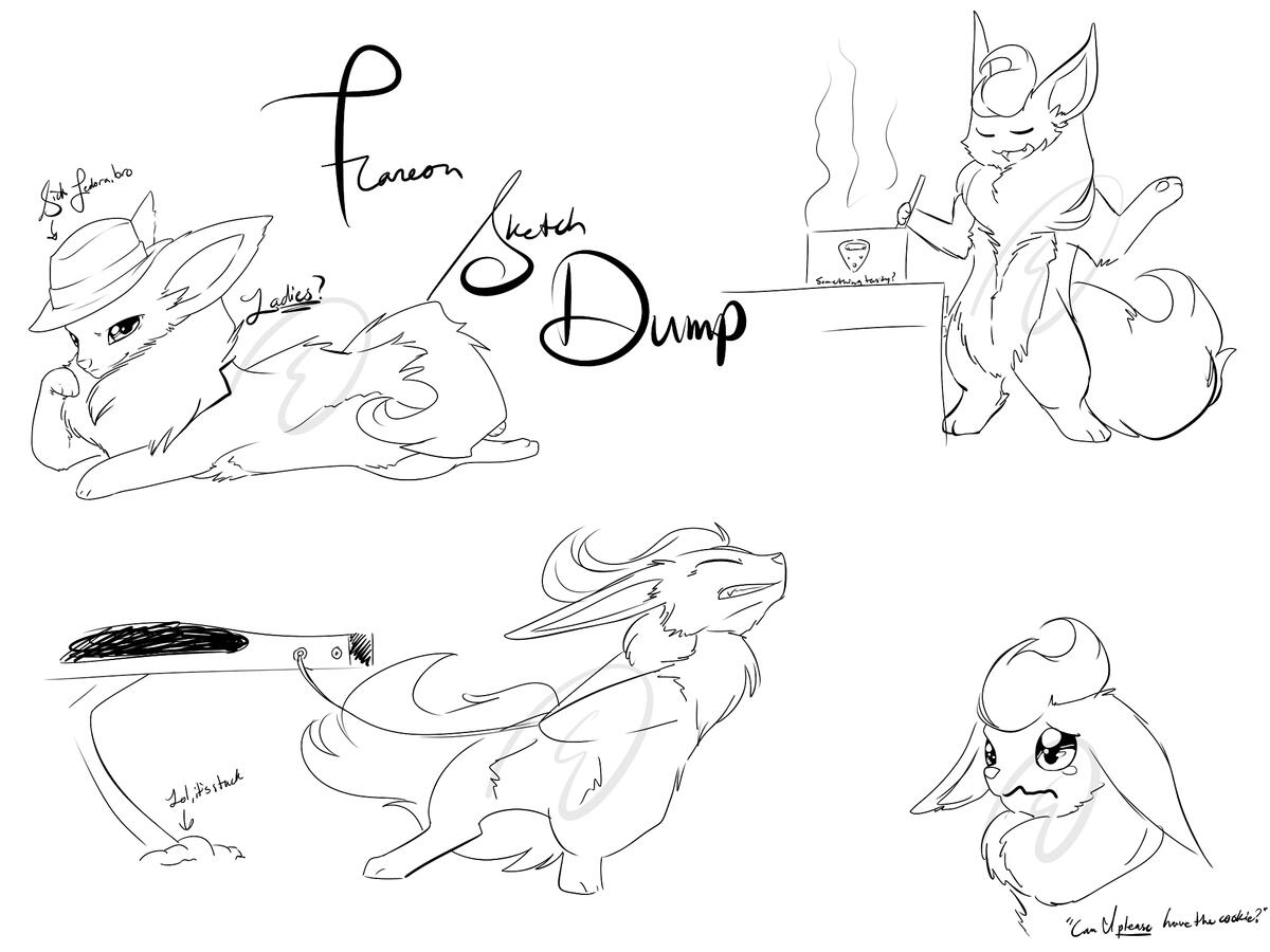 Flareon sketch dump