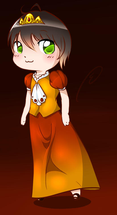 Ghooostie as a princess
