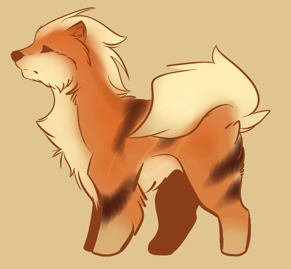 Growlithe based on a chow chow