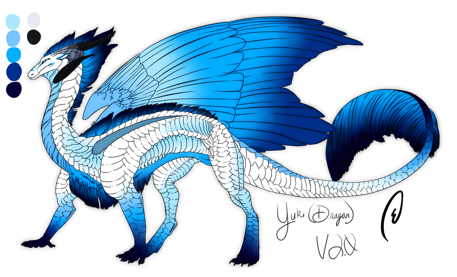 A new rendition of my dragonsona