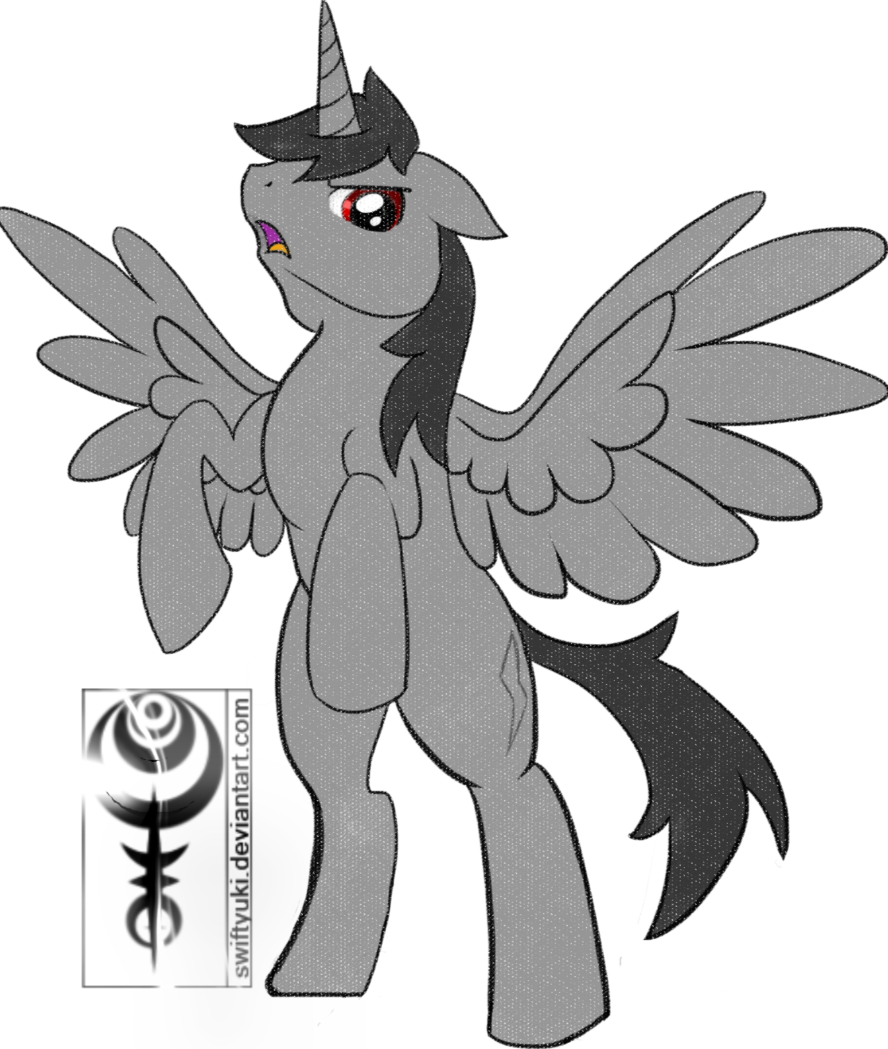 A gift art of someone's ponysona