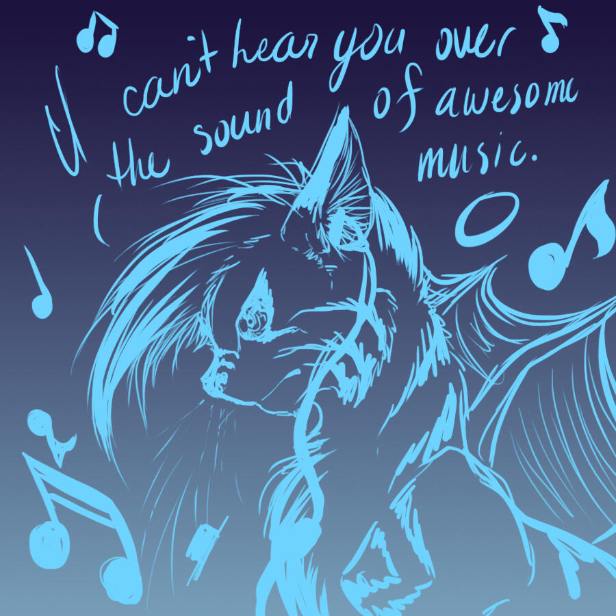 Doodle of my fursona