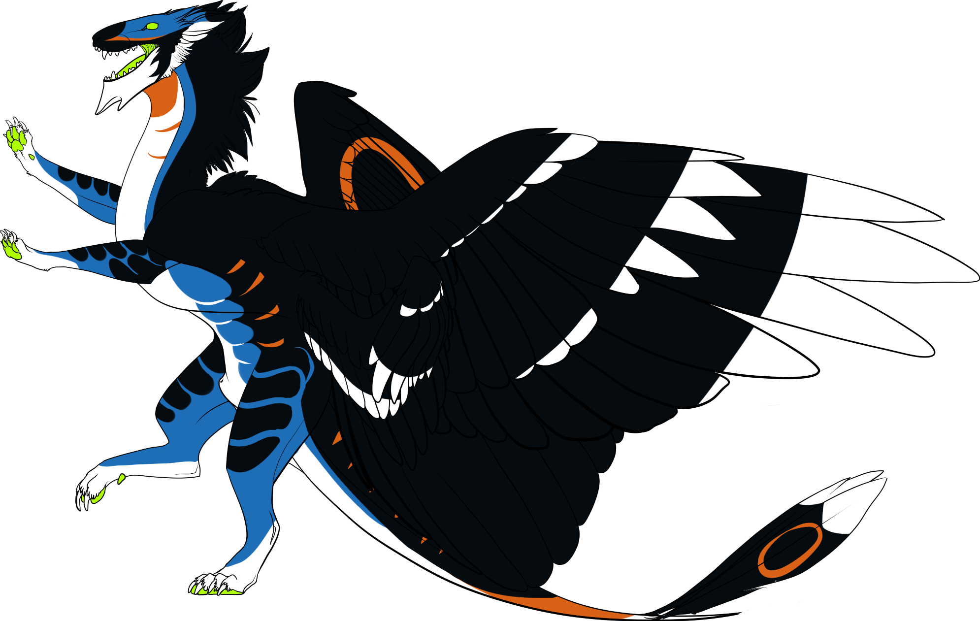 Commission for Mill of their shapeshifter OC