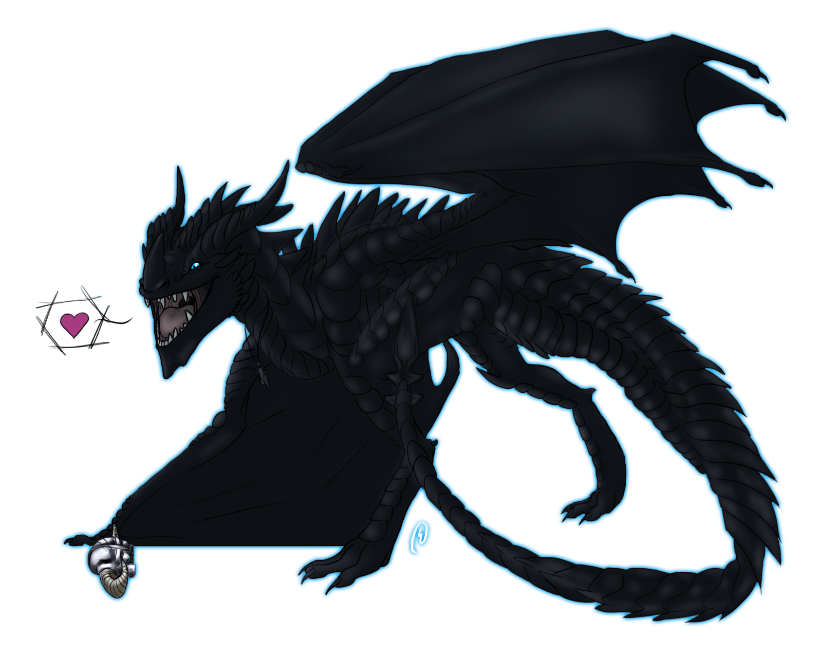 Gift art of a friend's Skyrim OC