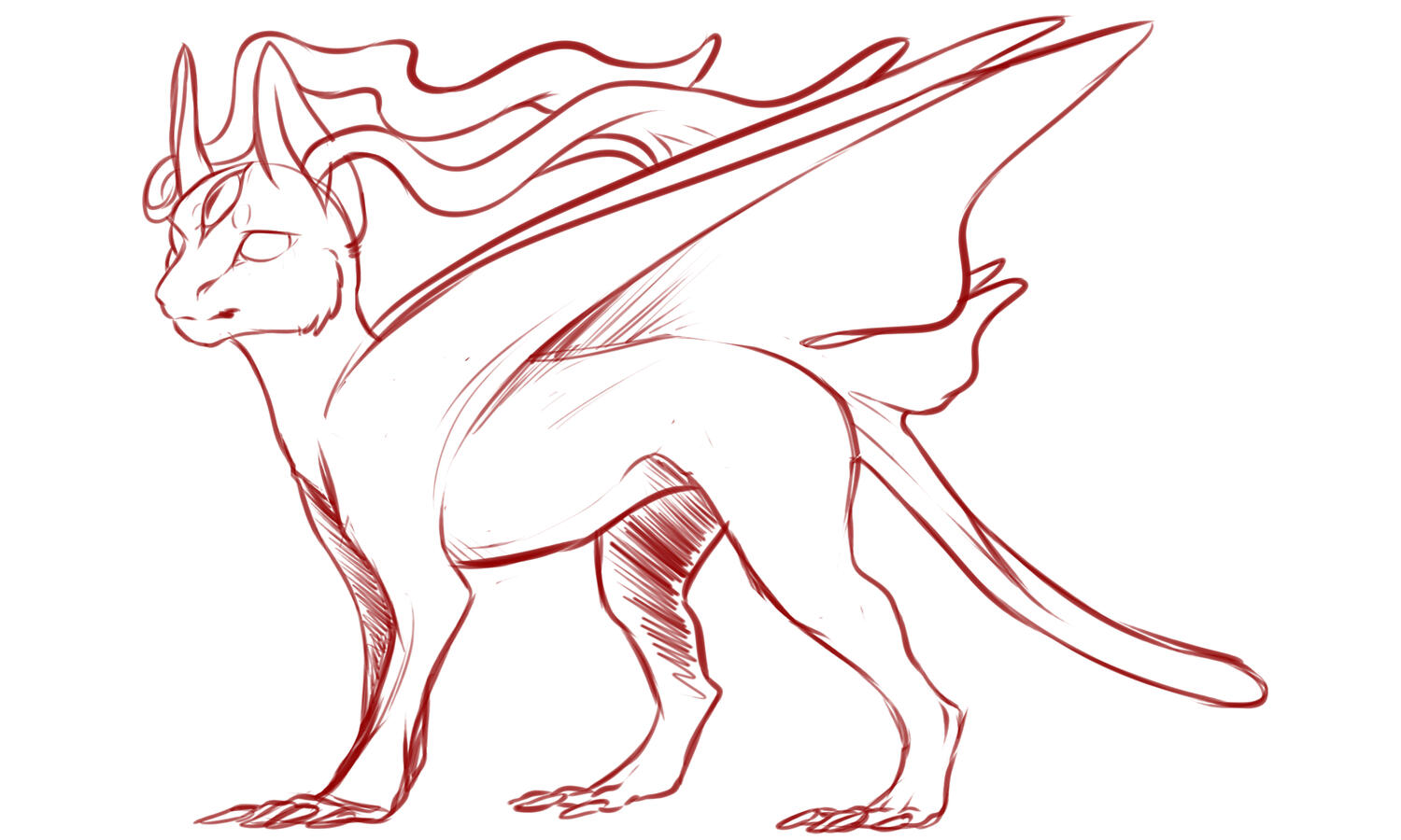 ghost fairy doodle