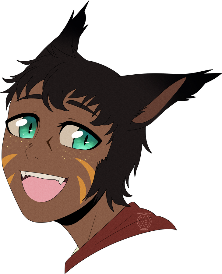 Bust for Wil of his FFXIV OC Wiloh Whitefang