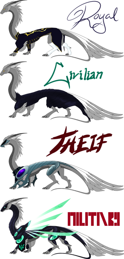 Varied Zmeya attire