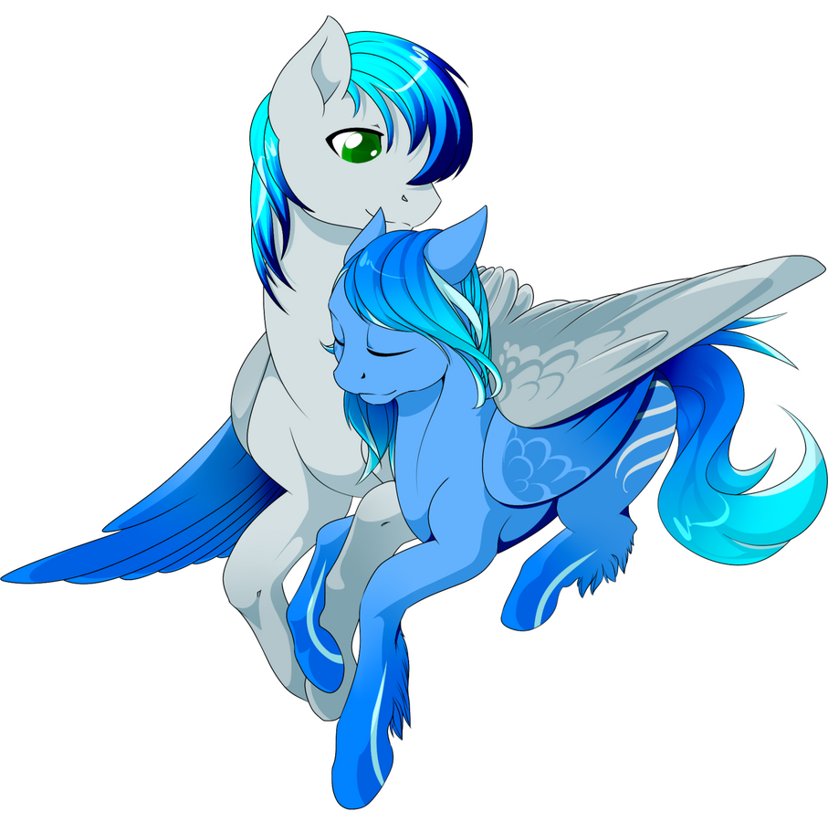 Ibbypony and North sharing comfort