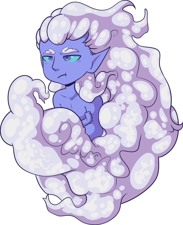 Someone's cloud angel OC